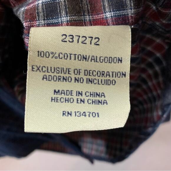 Boston Trader Mens Plaid Corduroy Button Shirt Sz XL Heritage Long Sleeve Preppy - Picture 8 of 9